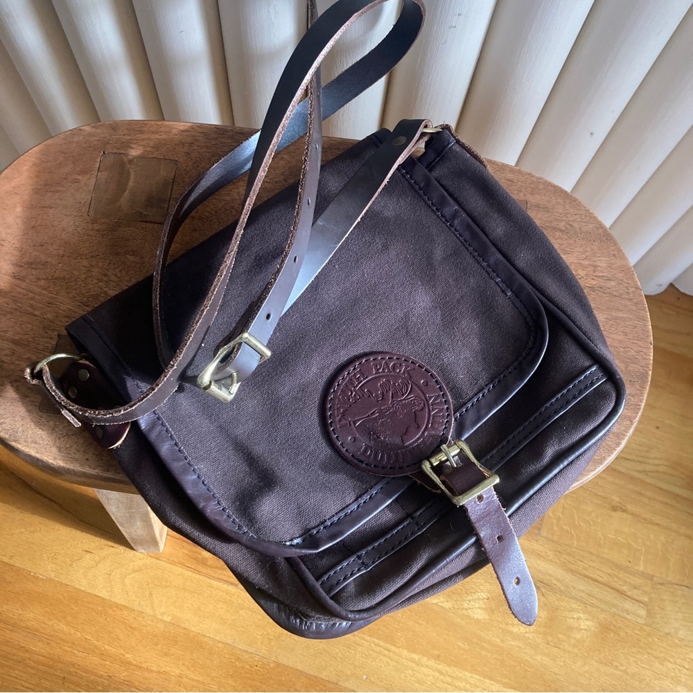 Duluth pack brown leather Mini Haversack